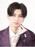 ニュアンスパーマダウンパーマ黒髪韓国マッシュフェザーパーマ