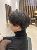 ゆるめたて落ちパーマ