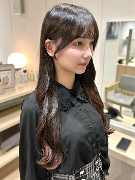 ラベスト キョウト(LOVEST) 耳掛けしても小顔な顔周りカット/まとまるロング/京都河原町