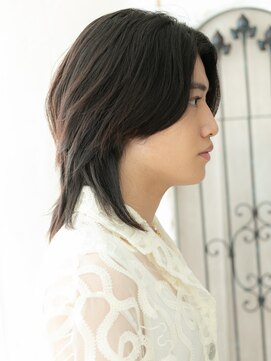 モッズヘア メン 仙台愛子駅前店(mod's hair men) 20代30代センターパート束感決まるメンズカットa仙台愛子