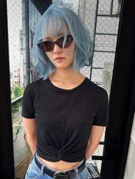 ネハス 名古屋栄店(nehus.) ブリーチ/クラゲヘアー/小顔に見せるヘア/ココアベージュ