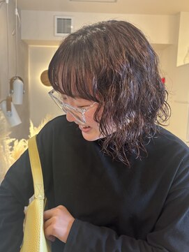 ラヴィズム 名駅店(LUVISM) ミディアム/ボブ/パーマ/艶カラー/レイヤー/LUVISM名駅