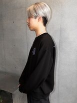 ヴァーディ オモテサンドウ(Vardy omotesando)&nbsp;white/メンズブリーチ ハイトーン ホワイトシルバー