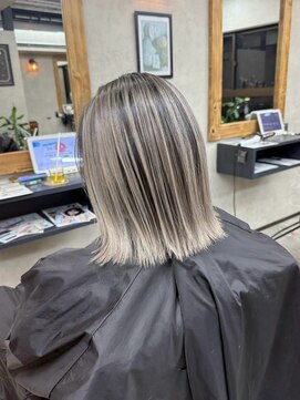 サニー 渋谷(SUNNY) バレイヤージュ、ハイライト、レイヤーカット、ダブルカラー