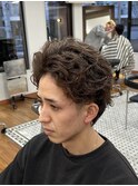 MEN’S/サーフカール/刈り上げセンターパート/表参道駅/青山 