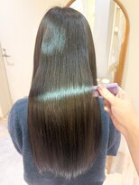 アンド ラ ブランシュ(&.La Blanche)&nbsp;大人ガーリー/ダークアッシュ/ミディアムレイヤー/髪質改善