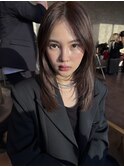 ラベンダーカラー　レイヤーカット