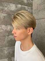 ニアウ 新宿(Niau) MEN’S/リバースセンターパート/ニュアンスパーマ/新宿