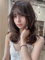 ニルバ(niLva)&nbsp;韓国風レイヤーレイヤーボブ×超透明感オリーブグレージュ