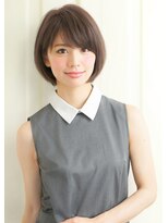 ルエ(rue)&nbsp;30代・40代・50代に似合う☆黒髪アッシュ小顔マッシュボブ