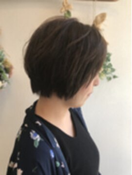 レイビューティー 浜町中央橋店(RAY+beauty) ハイライト×　ショートボブ