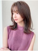 アフロートeri　ひし形ミディアムレイヤー　ブラウンベージュ