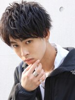 ネイビー(NAVY)&nbsp;カットでつくるシェパードマッシュ