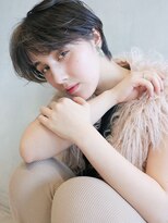 アルバム 渋谷パルコ(ALBUM) ハイライトショート_オリーブカラーハイライトカラー_57248