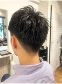 メンズツーセクションカット 直毛さん必見yu0005