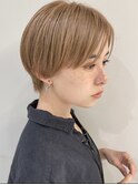 マッシュショート　丸み　ショート　ショートヘア　青山　