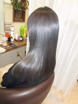 コアフィールフィス(COIFFURE fils)&nbsp;《見附　今町》ブリーチ　透け感アッシュカラー　美髪ロング