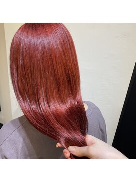 サロンドミルク 溝の口店(salon de MiLK) レッドピンク♪