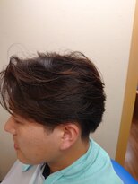 ヘアーカットデザインサロン スマッシュ 田町店(Hair cut design salon Smash)&nbsp;アップバング センターパート マッシュ ツーブロック フェード