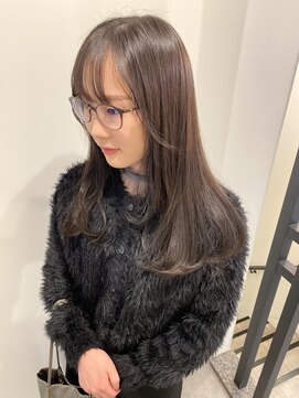 ユニコ(unico) 顔まわりレイヤー/ワンカール/地毛風カラー