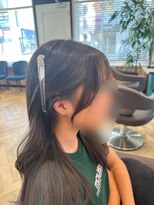 フィッティ 横須賀中央店(fiti) 結んでも下ろしても可愛い顔まわりカット