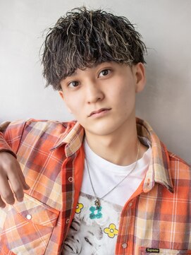 エイトメン 池袋店(EIGHT MEN) 波巻きスパイラルハイライトメッシュツイスト