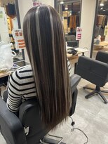 ラフ 難波店(LAFF) #黒髪#ボブルフ#ネビージュ#小顔#ワンレン