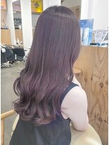 リラ バイ ミラ 新宿(LILA by MILA)&nbsp;透明感ブリーチダブルカラー/大人こなれミディ/新宿