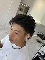 ブルーオーシャン 大牟田店(BlueOcean)&nbsp;ツーブロック黒髪リバースパーマ
