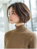 ☆イメチェンピンクベージュアンブレラカラー前髪クールショート