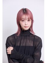 外ハネボブ　シースルーバング　イメチェン