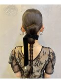 縦リボンアレンジ