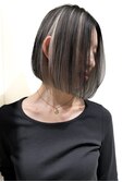 ハイライトバレイヤージュダブルカラーショートカット30代40代