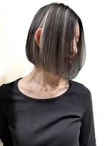 ジルブラン 土浦(JIL BLAN) ハイライトバレイヤージュダブルカラーショートカット30代40代