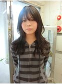 ハッシュカットハイレイヤーウルフカット
