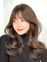 アマトウキョウ アユンチェ(AMA TOKYO×AYUNCHE)&nbsp;韓国スタイル/ナチュラルくびれヘア_くびれ巻き_レイヤーカット