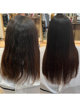 スープル オオブ(SOUPLE.obu) 【髪質改善x縮毛矯正】SILKストレート