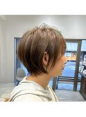 大人ショートボブ丸みショートカットマッシュショート/北千住
