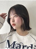 くびれインナーカラーボブ