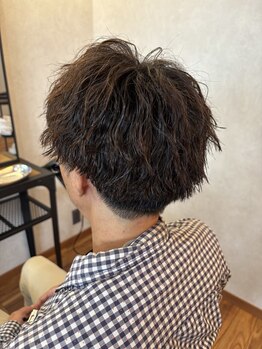 ケイブ(CAVE)の写真/【龍ケ崎市駅４分】メンズパーマが人気のサロン☆計算されたデザインでONもOFFもキマる！［駐車場2台有］