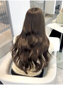 上品可愛い◇韓国くびれヘアヘーゼルベージュ