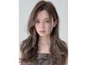 【赤み消し☆】透明感カラー+カット +トリートメント ¥15700→¥11300