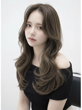 オットット(OttottO) 韓国ヘア☆レイヤーカットグレージュくびれヘア