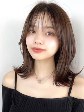 ブロウ ネックス ザ サロン 表参道(VLOW nex the salon) 【寺田hit style＃1】愛されミディアムレイヤーvlow 表参道 韓国