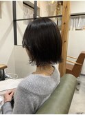 切りっぱなしボブ