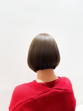 オリーブグレーアッシュミニボブ11.30