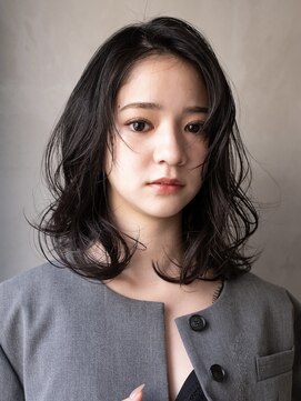 テクネ 天神大名(techne) 天神大名レイヤーカット大人レイヤーくびれヘアロング今泉