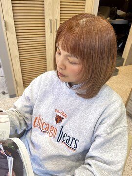 オーセンヘア(AUTHEN.HAIR) ハイトーンベージュ×レイヤー