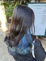 ルシア(LUCIA)&nbsp;裾カラーBLUE