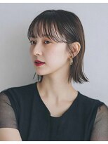 バイエイト(X８)&nbsp;シンデレラトリートメントでツヤとまとまり◎切りっぱなしボブ